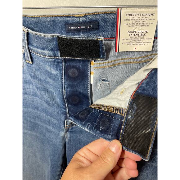 Tommy Hilfiger Stretch Straight Adaptive Jeans NWT Magnetic Hook Loop Closure 4 - Picture 6 of 10